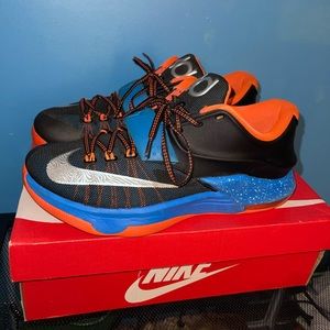 Nike KD 7 Away Black/Photo Blue-Hyper Crimson-Metallic size 10